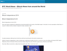 Tablet Screenshot of btcworldnews.com